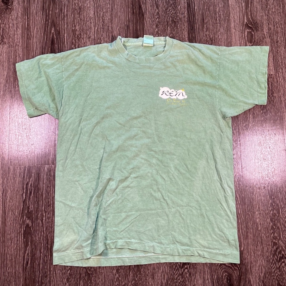 Vintage REM 1995 New Sights New Noise On The Road USA & Europe Tour T-Shirt - Picture 2 of 6